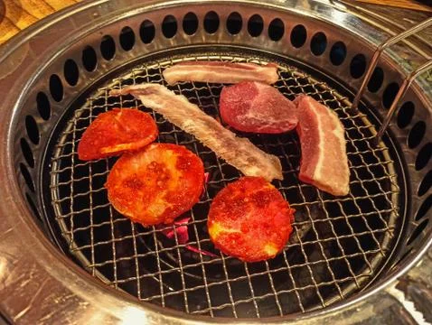 Streaky pork Stock Photos