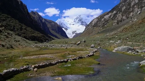 Stream and Mountains Stock Footage 73274081