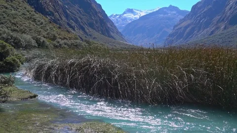 Stream and Mountains Stock Footage 73274776
