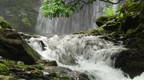 Stream and Waterfall 04 Vídeo Stock 5504893