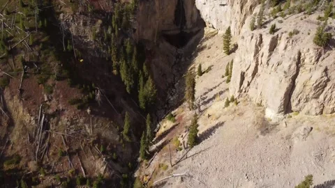 Stream and waterfall high up in the mountain Stock Footage 312064010