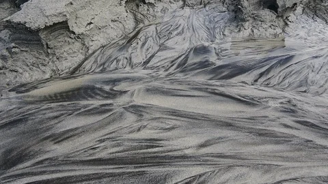 Stream on the beach in Norway Stock Footage 107682800