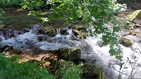 Stream between the rock 스톡 동영상 244011703