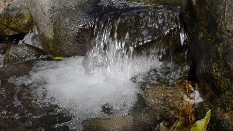 Stream between stones Stock Footage 104602289