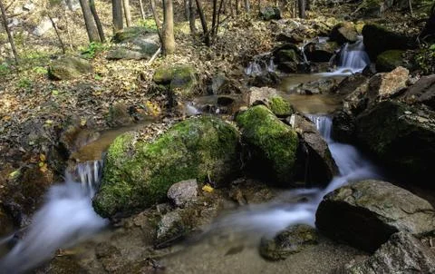 Stream of Changbai mountain Stock Photos