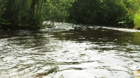 Stream of clean water Stock Footage 44723326