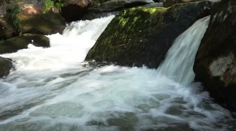 Stream of clean water Stock Footage 44723604