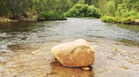 Stream of clean water Stock Footage 44723717