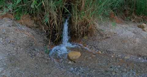 Stream close up Stock Footage 138591496