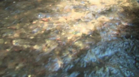 Stream close up of water Video stock 327936