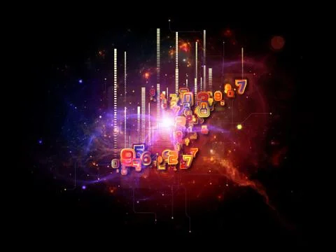 Stream of Cloud Technology Ilustração Stock