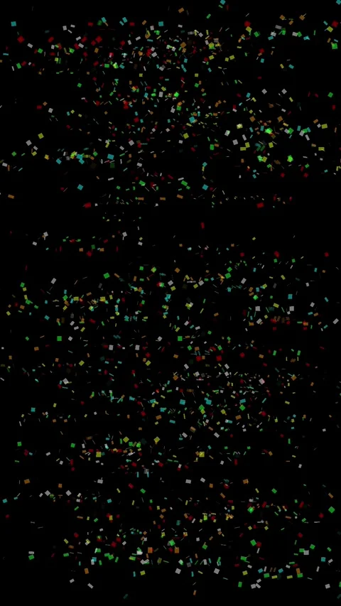 Stream of colored particles in space Stock Footage 325076513