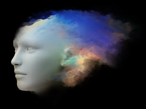 Stream of consciousness Stockillustratie