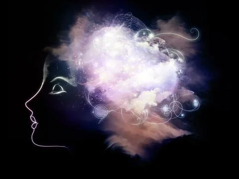 Stream of consciousness Illustrazione stock