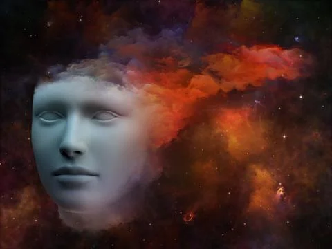 Stream of consciousness Stock Illustration