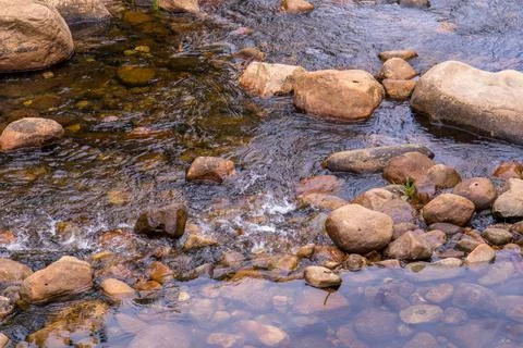 Stream in the countryside Stock Photos