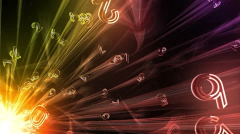 Stream data.  Communication. Technology background.  스톡 동영상 33868897