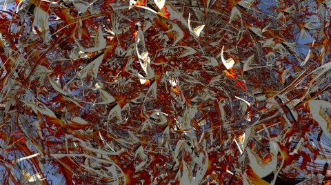 The stream of the disrupted cloth.  (loops) Stockbeeldmateriaal 502924