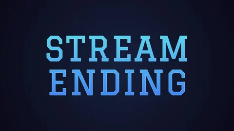 STREAM ENDING liquid fill text animation Vídeo Stock 348268589