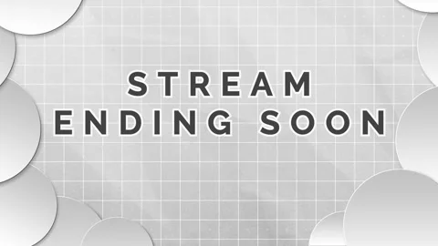 Stream Ending Soon with grid seamless loop motion graphic Stock Footage 290165559
