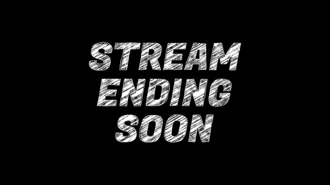 Stream Ending Soon Scribble Text Animation Video stock 316306236