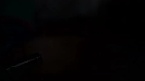 The stream of a flame escapes from a portable gas torch Stock Footage 65658809