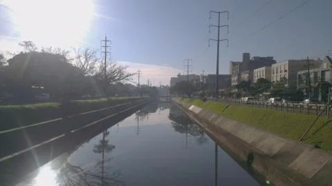 Stream flood Stock Photos