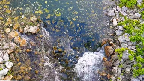 Stream flow slow motion Stock-Footage 112566615