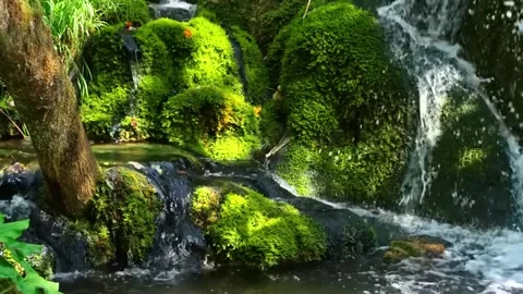Stream flowing water Stock Footage 286723436