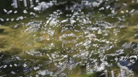 Stream in forest ,clean fresh cold water,artistic video background Stock Footage 50245685