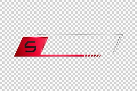 Stream futuristic ui donate element design graphic Stock Illustration