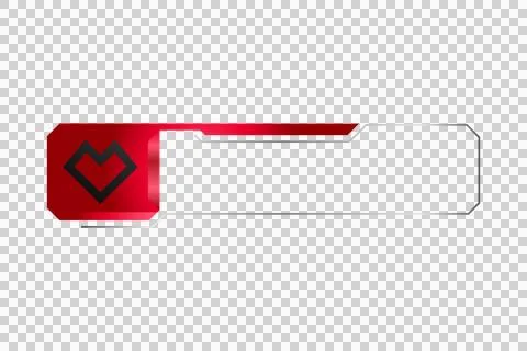 Stream futuristic ui sponsor element design graphic Stock Illustration