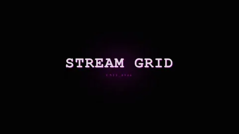Stream Grid Glitch Effect - Digital Data Flow Background Stock Footage 331568516