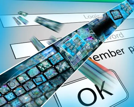 Stream 스톡 일러스트