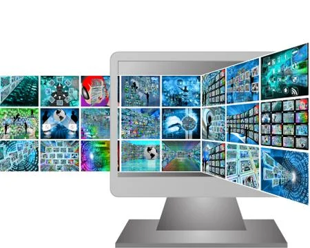 Stream information 스톡 일러스트