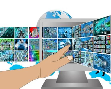 Stream information イラスト素材