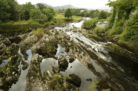 Stream in Killorgin (Ireland) Stock Photos