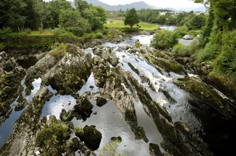 Stream in Killorgin (Ireland) Stock Photos