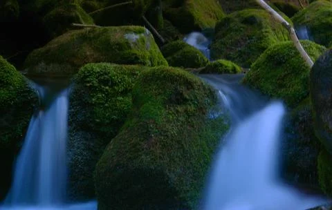 Stream in motion Stock-Fotos