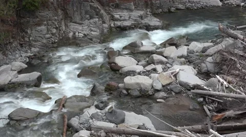 Stream, Mount Rainier Stock Footage 52798794