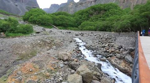 Stream in mountain area Stock Footage 53795711