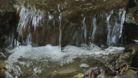 Stream of the mountain river Stock Footage 73521590