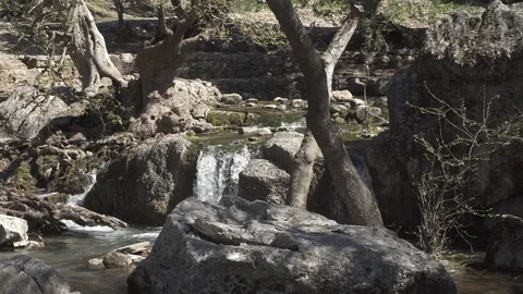 Stream of the mountain river Stock-Footage 104828916