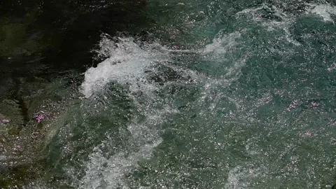 Stream of mountain river Stock Footage 158080518