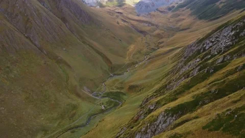 Stream in the mountain valley Stock Footage 168554316