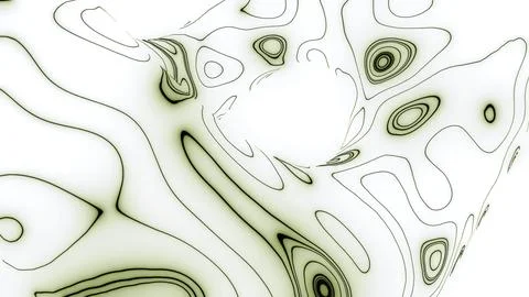 Stream moving with distorted pattern of circular lines. Design. Plasma pattern 스톡 일러스트