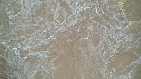 A stream of muddy rain water Stock Footage 170184502