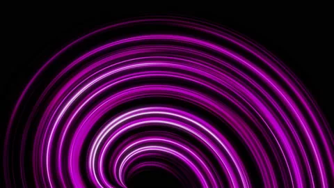 A stream of multi-colored neon lines form a spiral shape, curls and patterns. Stock Footage 147741624
