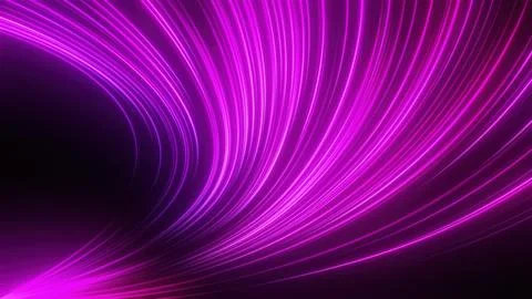 Stream neon lines Stock Illustration