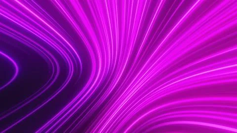 Stream neon lines Stock Illustration